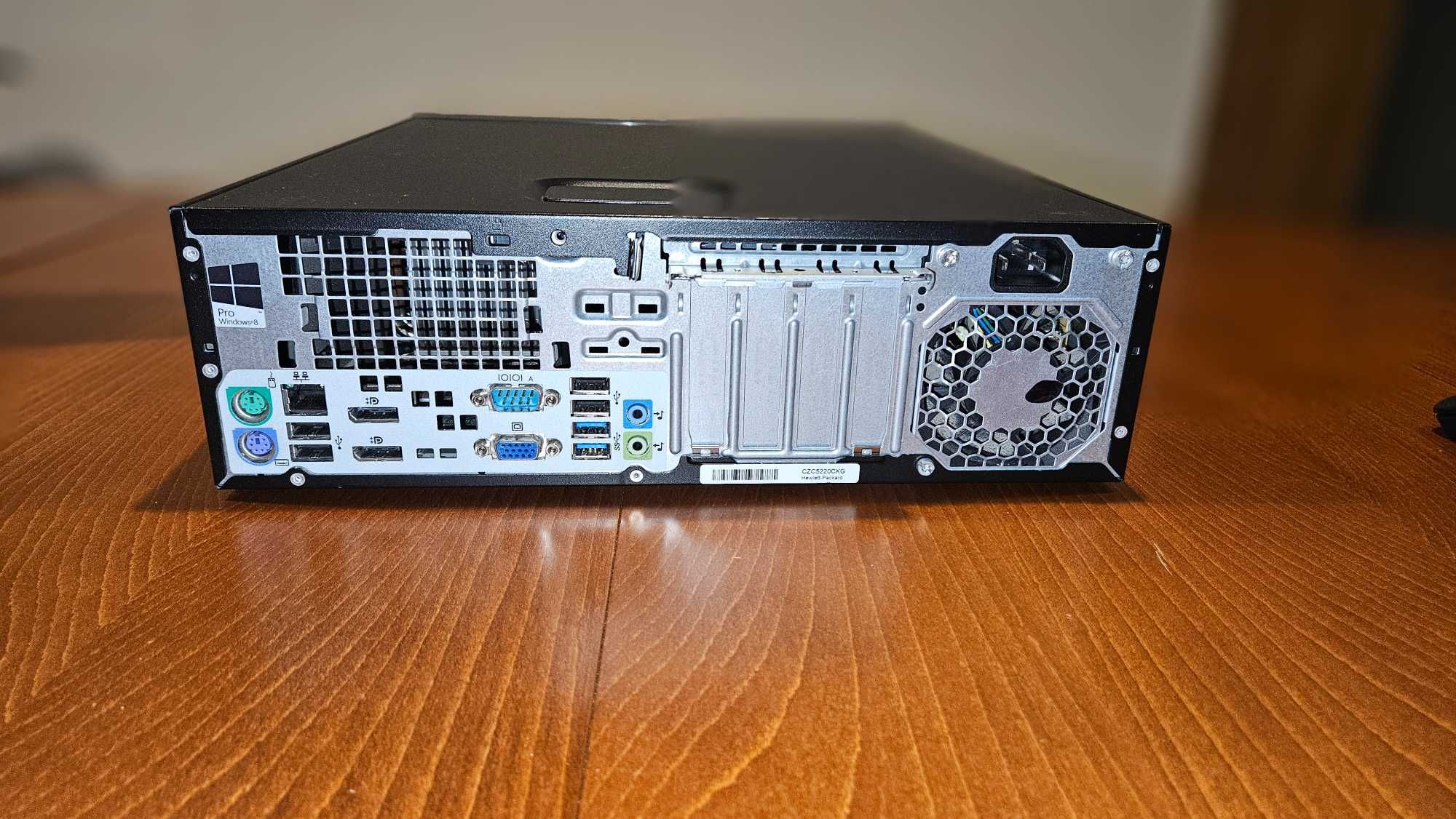 Zestaw HP EliteDesk - Dell. Win 10Pro/i3/8GB/SSD 500GB.