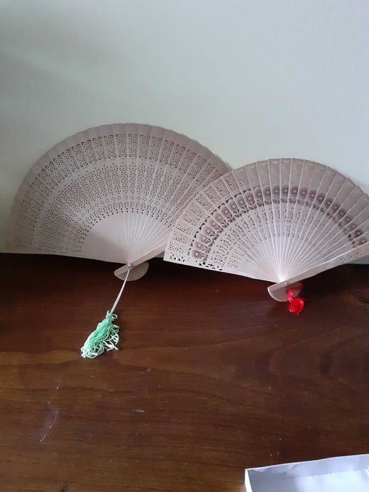 1 máquina tira borbotos, 1 cx Caldas, 2 leques e 2 decorações natal