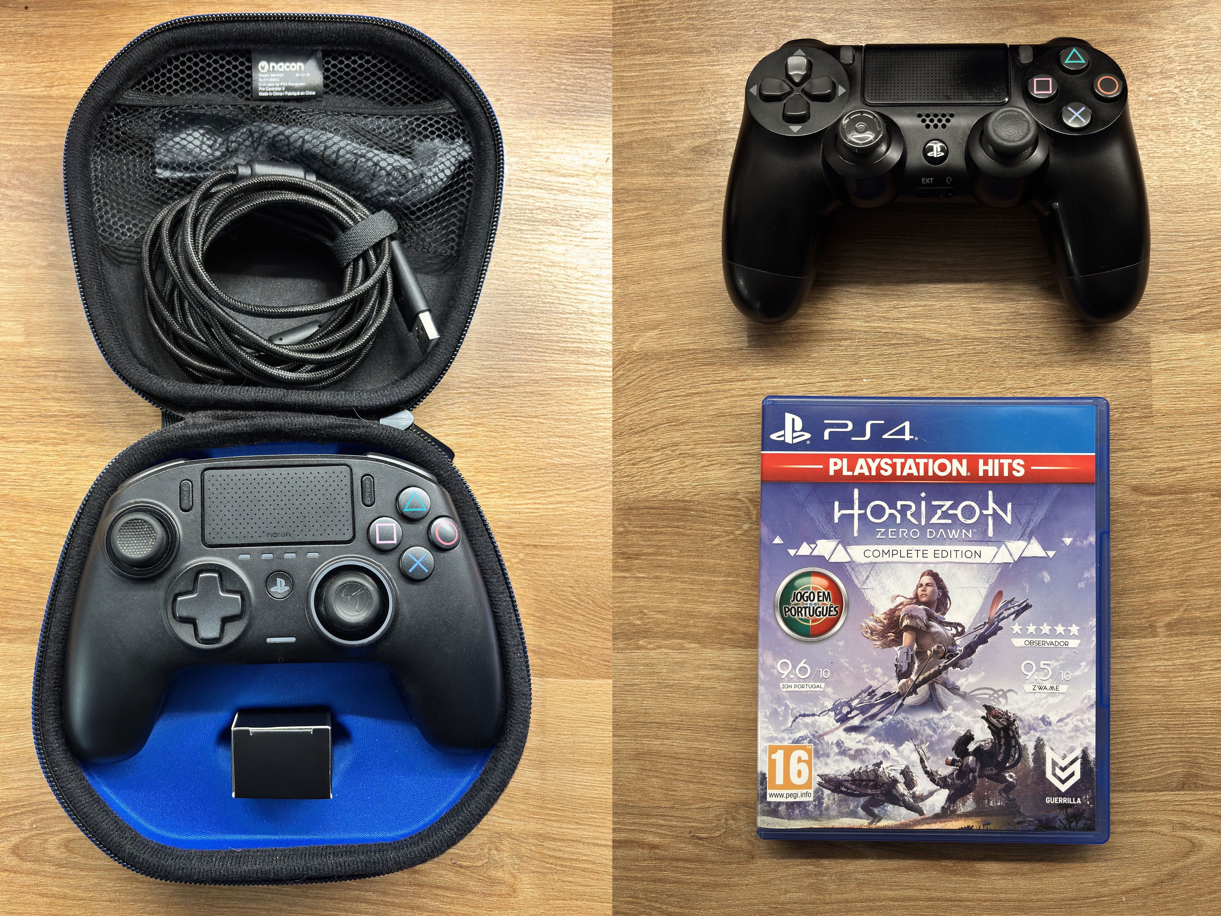 PS4 SLIM 1 TB + 1 comando extra + 1 Jogo