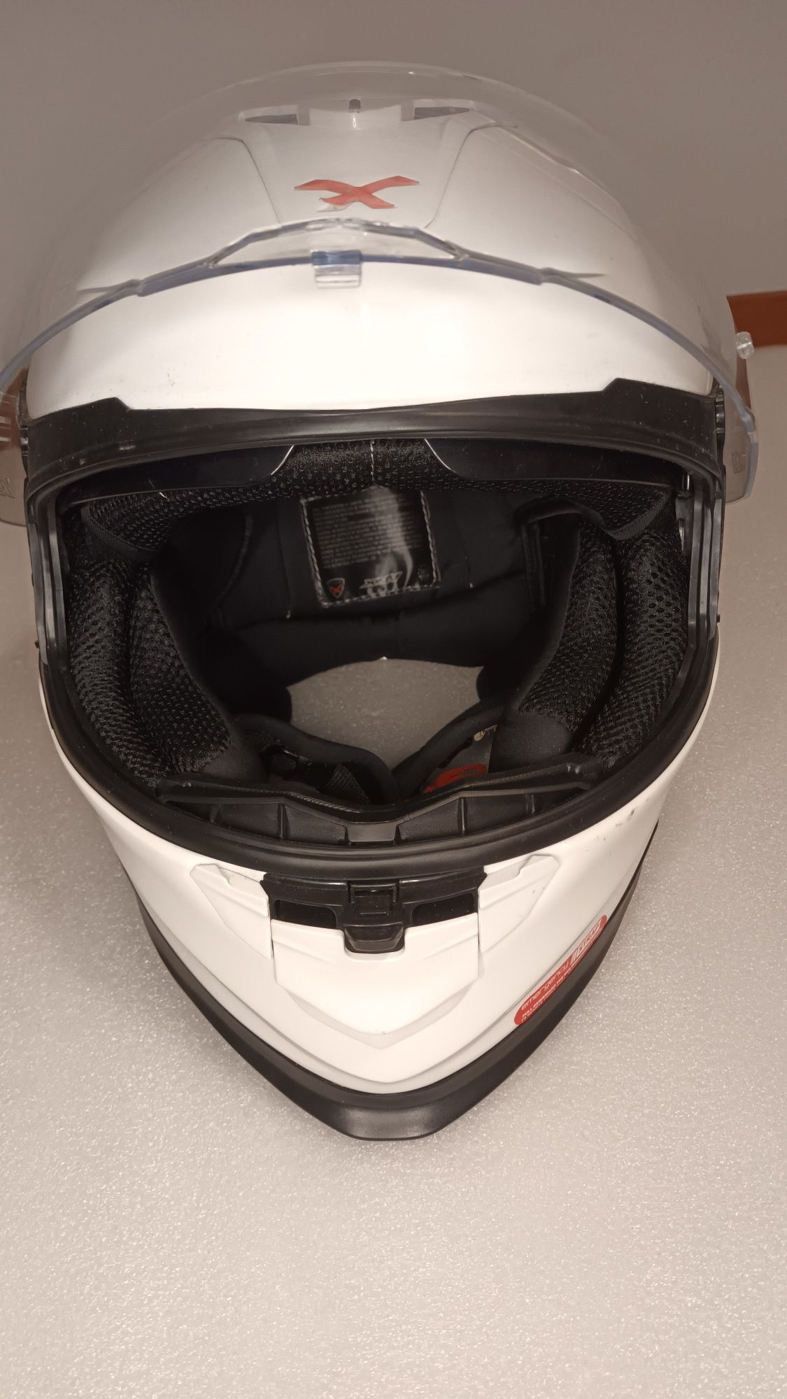 Capacete Nexx Branco + Saco Scorpion Exo