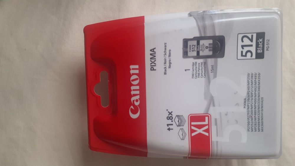 Tinteiro preto original Canon pg-512 XL