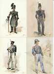 120 Postais Uniformes Militares Portugueses