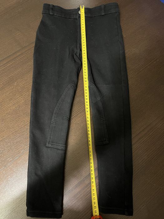 Bryczesy czarne Fouganza 6-8 lat