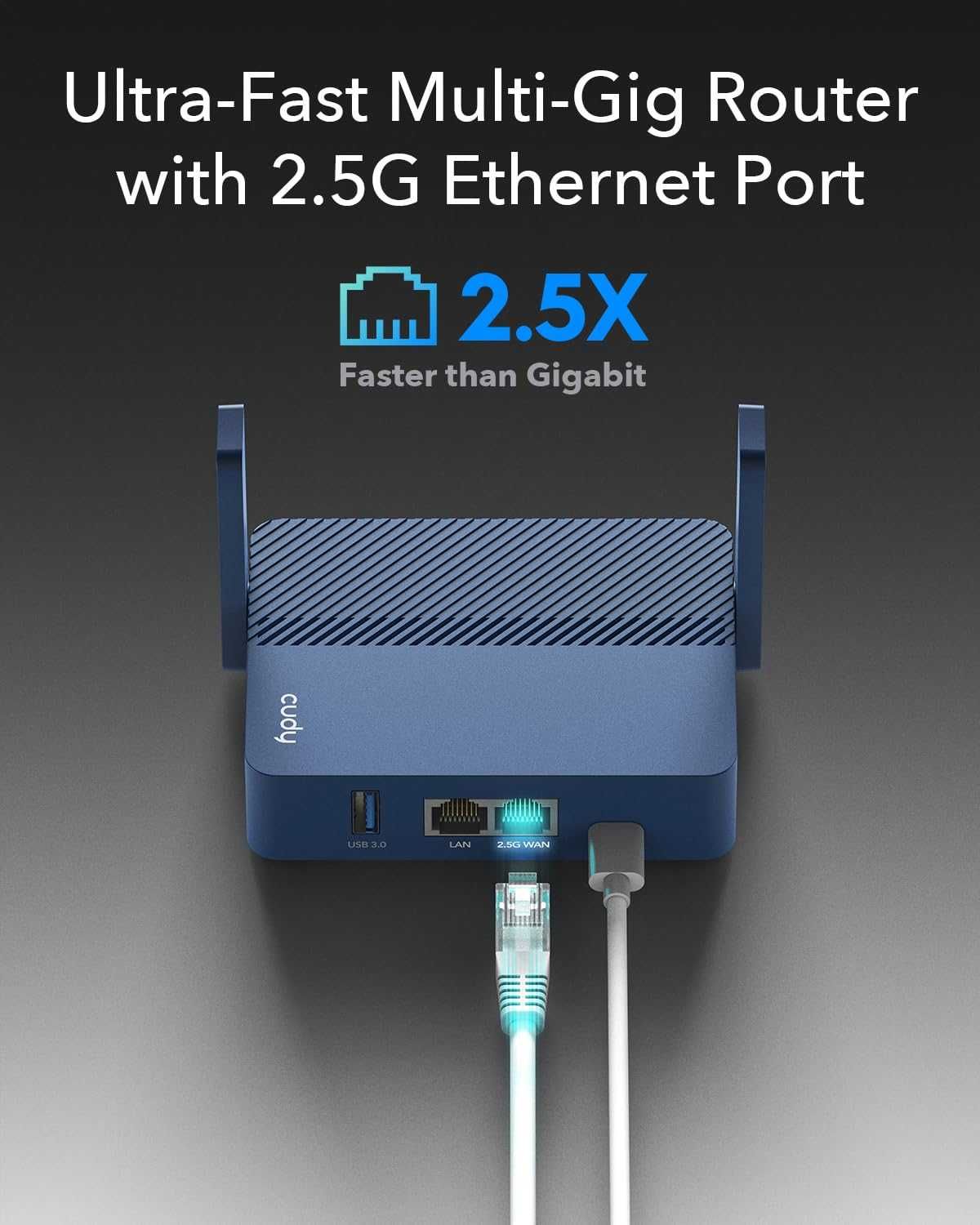 Роутер Cudy TR3000 OpenWrt Mesh VPN 2.5Gbit WAN USB 3.0