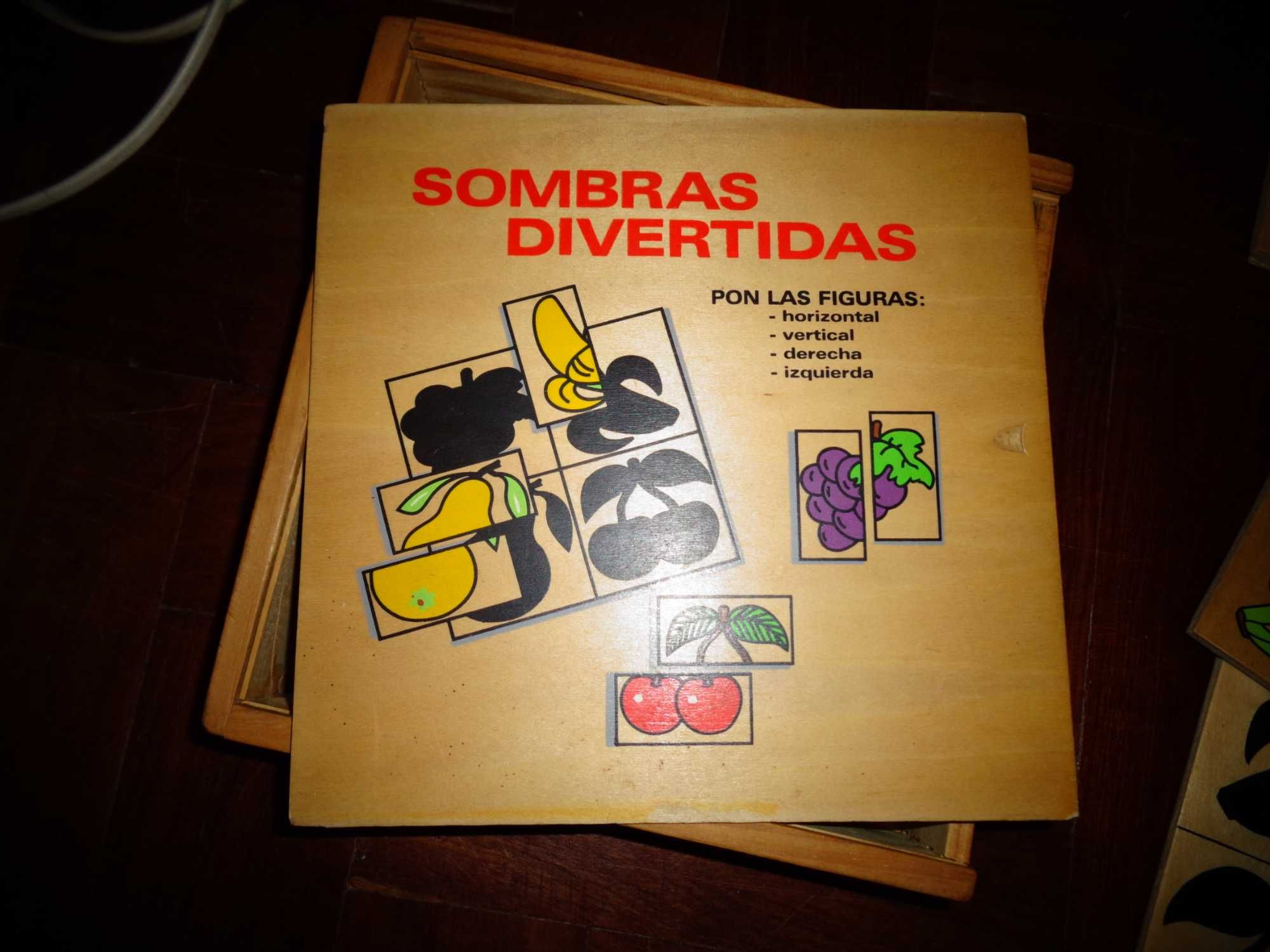 Jogo em madeira «sombras divertidas»