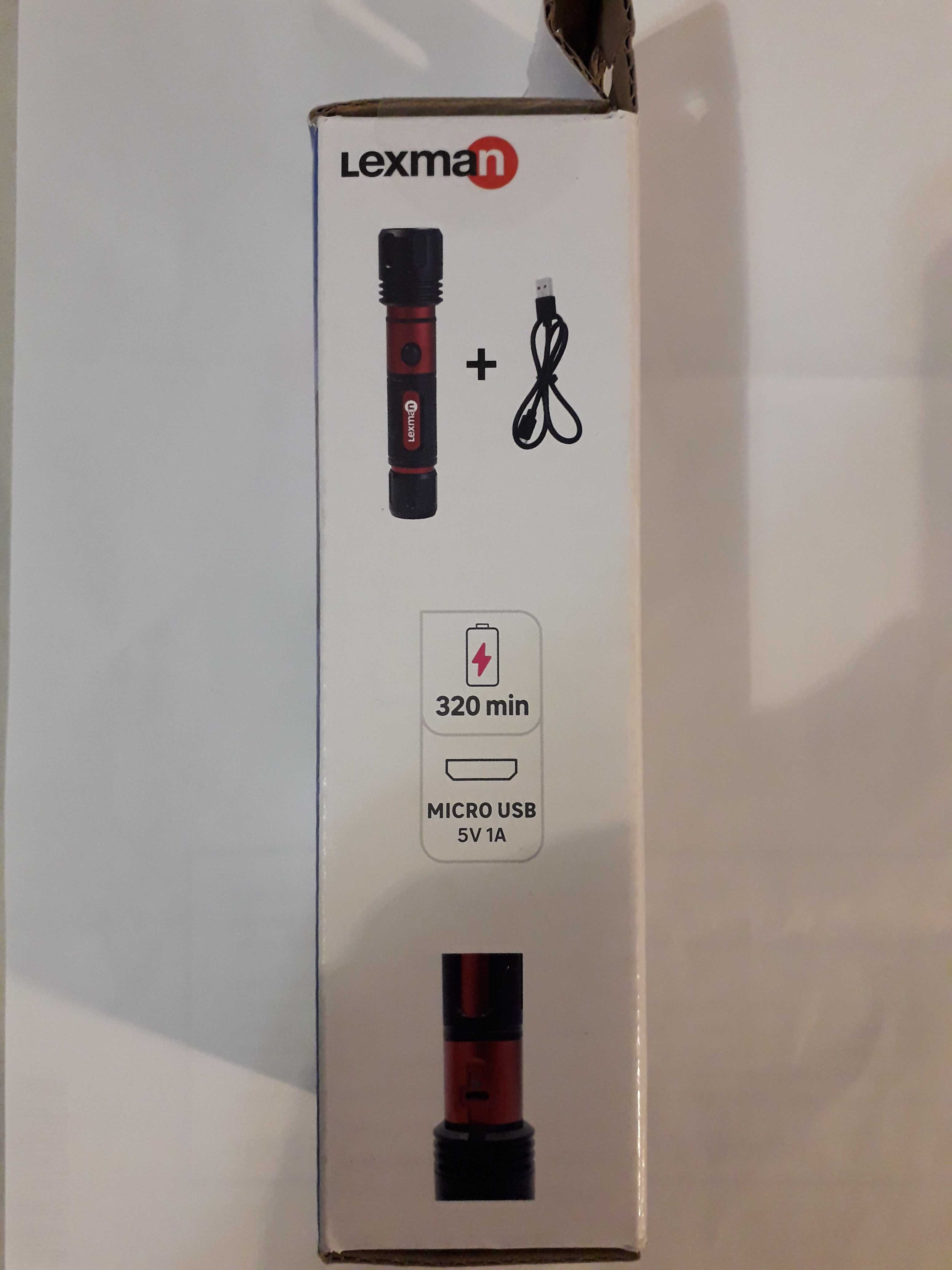 Foco Lanterna 525LM micro USB  NOVO 10€