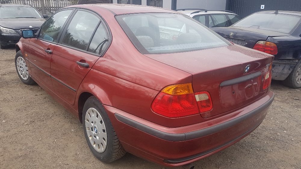 Maska błotnik zderzak lampa drzwi BMW E46 sienarot metallic