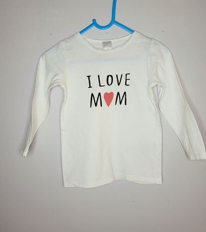 Bluzka dziecięca H&M rozmiar 92 I love mom