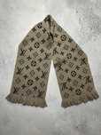 szalik, scarf louis vuitton wool,silk monogram