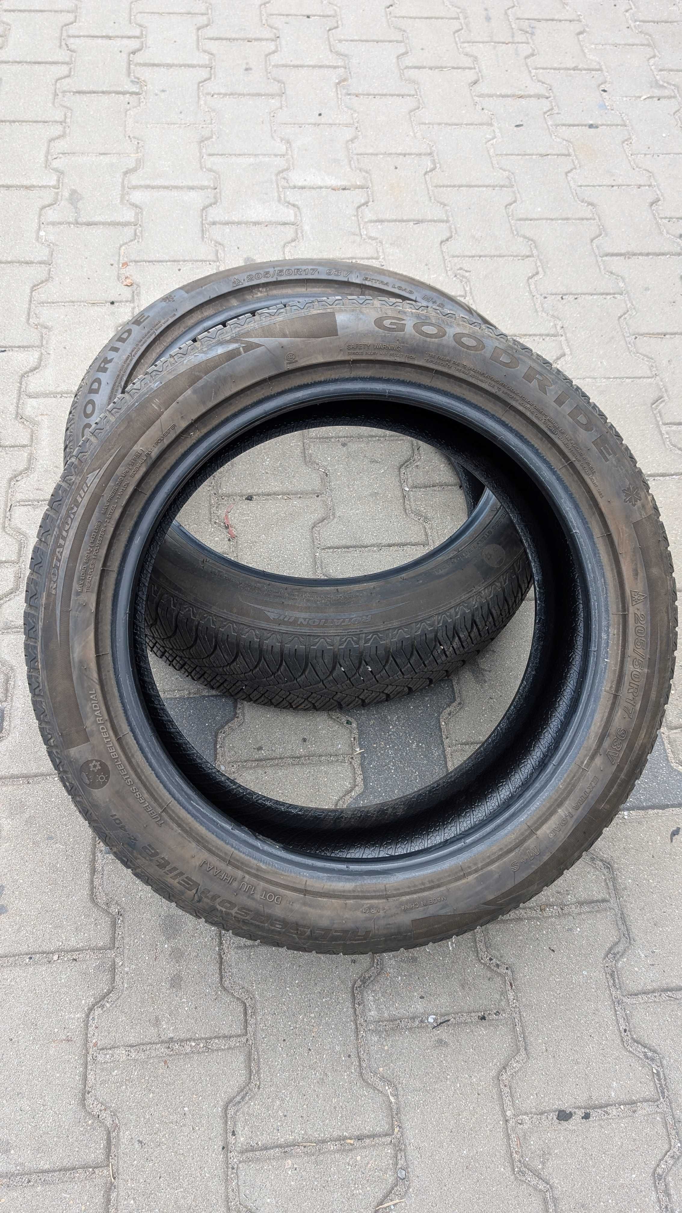 Opony wielosezonowe Goodride 205/50R17 z 2023r