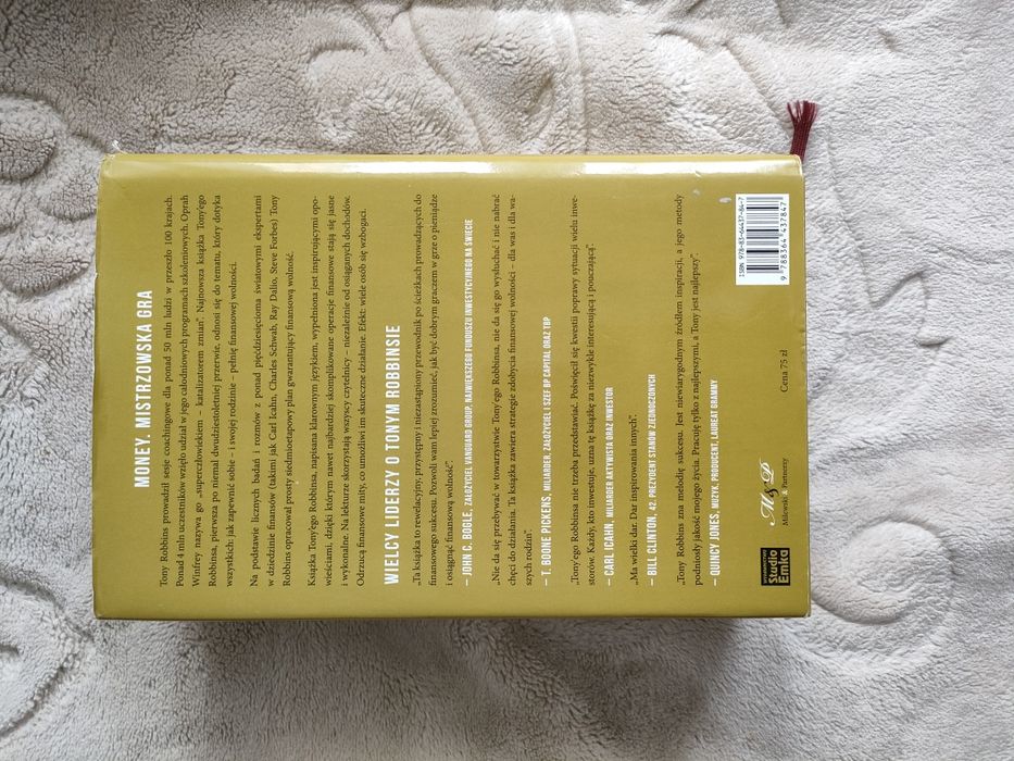 Money Mistrzowska gra Tony Robbins