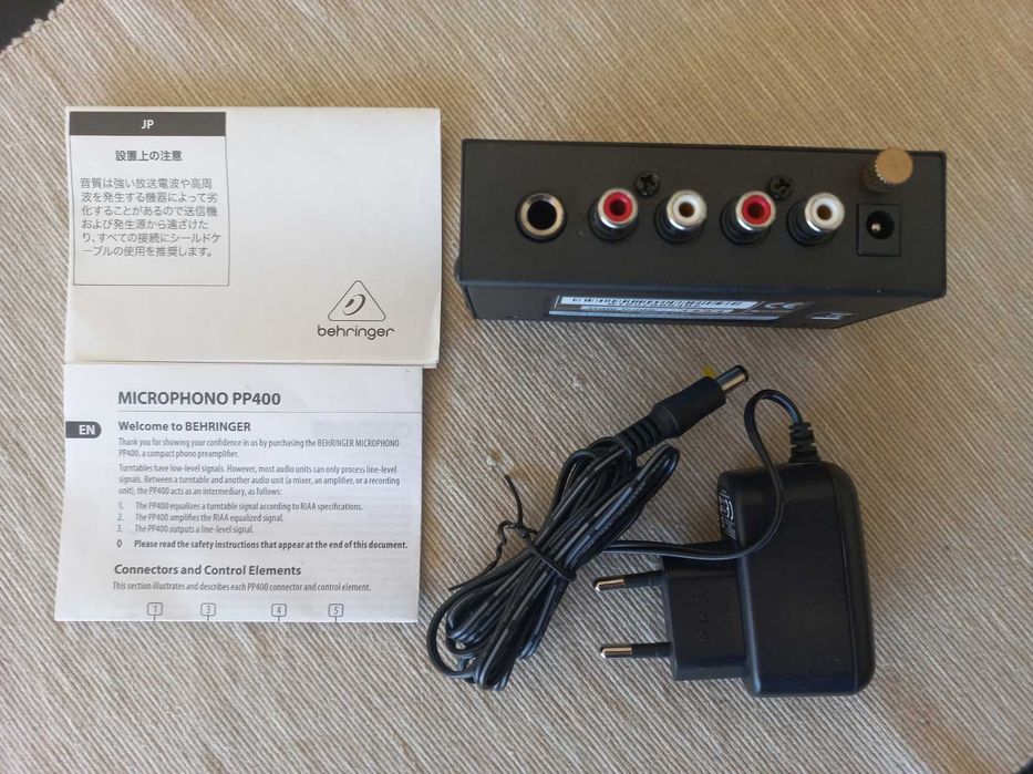 Pré-Amplificador Phono Behringer PP400