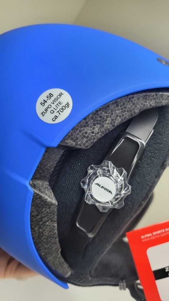Kask narciarski ALPINA ZUPO VISOR Q-LITE 54-58cm