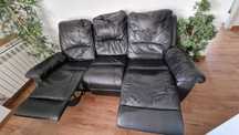 Zestaw wypoczynkowy Gemini 3+1+1 skóra 100% funcja relax