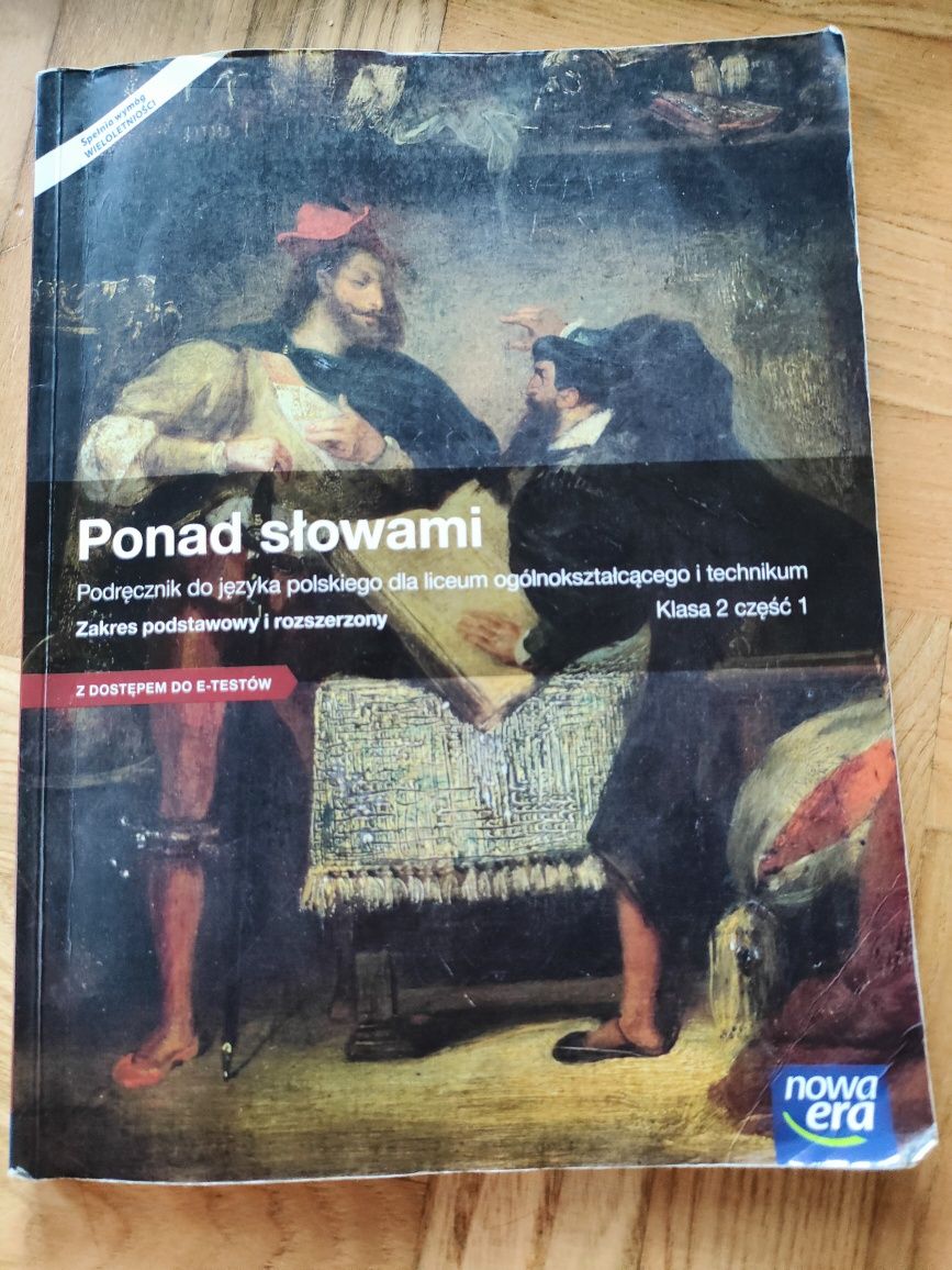 Ponad słowami książka do języka polskiego  klasa 2