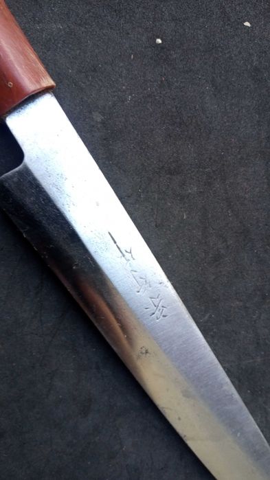 Nóż japoński 宗行作 Muneyuki yanagiba stal weglowa