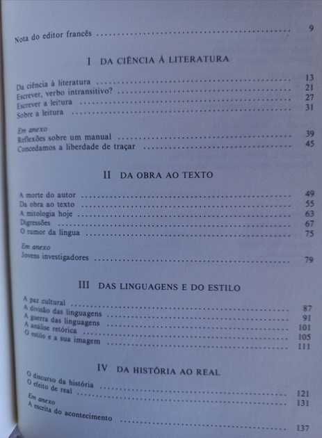 O Rumor da Língua - Roland Barthes