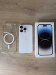 iPhone 14 Pro 256GB srebrny silver, stan idealny