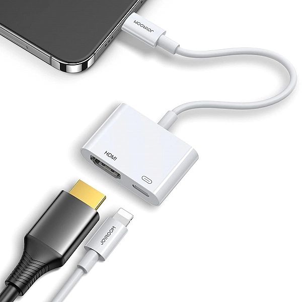 Joyroom adapter przejściówka ze złącza Lightning (męski) na cyfrowe HD