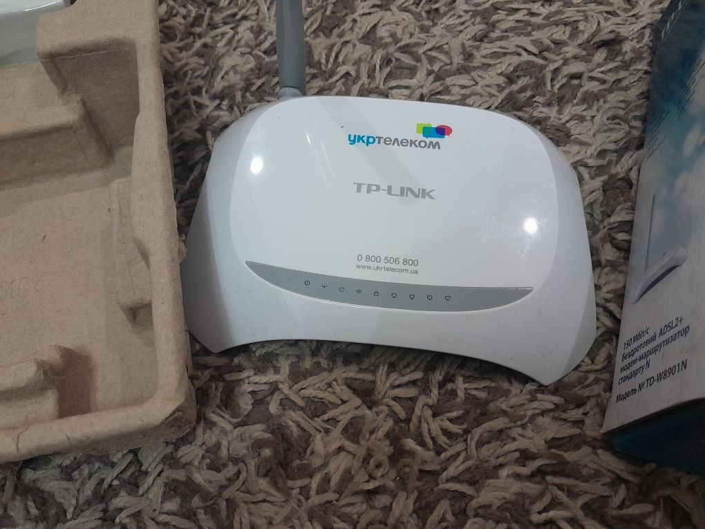 Модем-роутер wi-fi Укртелеком tp-link td-w8901n
