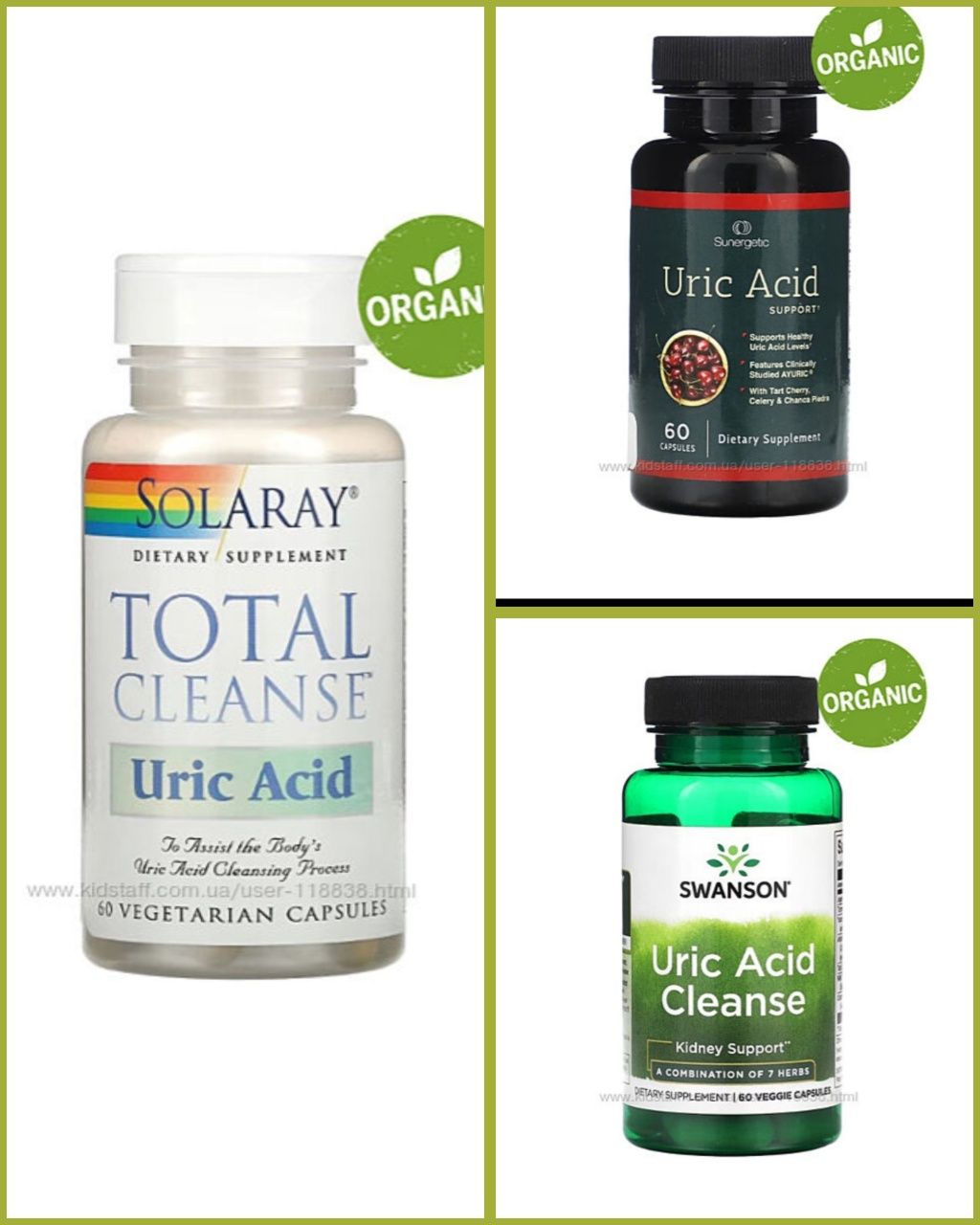 Total Cleanse Uric Acid, очищение от мочевой кислоты