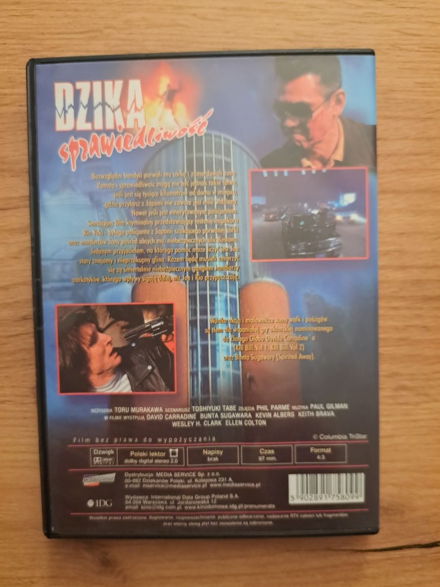 Dzika Sprawiedliwość- David Carradine- Film Dvd Polski Lektor Unikat