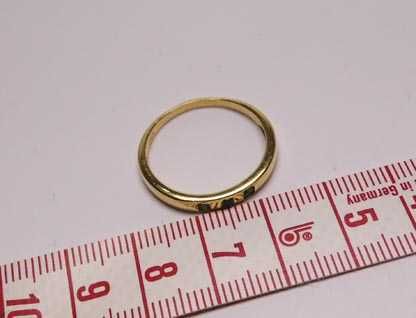 Pierścionek naturalne kwadratowe szmaragdy srebro złocone R.19.