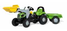 Traktor Rolly Kid Deutz Fahir Z Łyżka I Przyczepą Jeździk