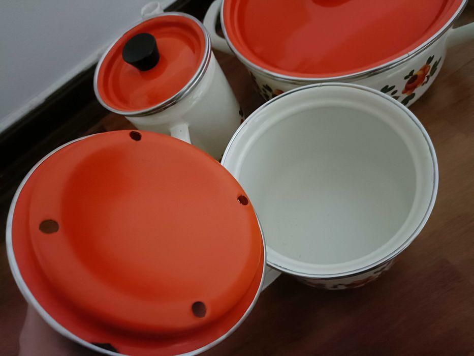 panelas esmaltadas, lote