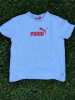 Білосніжка футболка puma