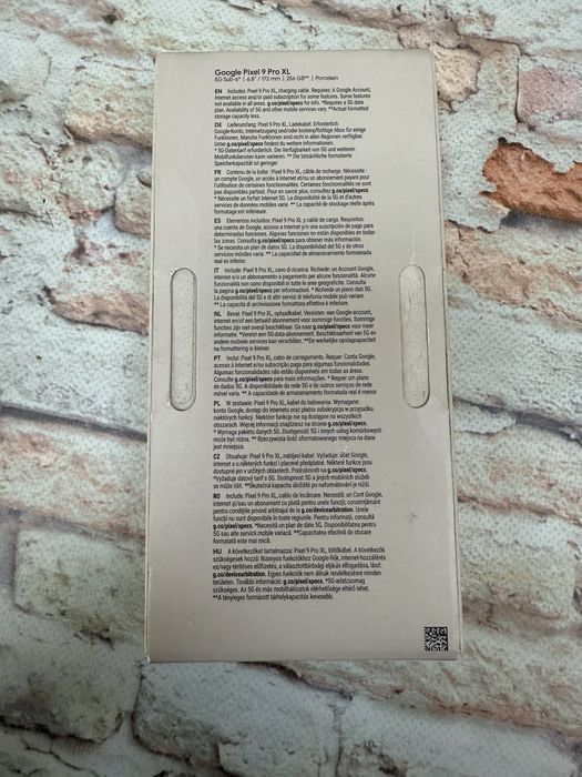 New Google Pixel 9 Pro XL 12/256gb Porcelian Global