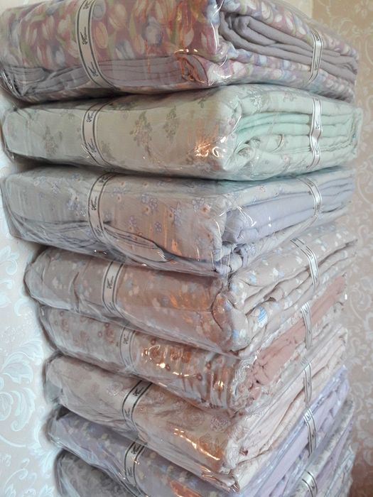 Двоспальна постільна білизна -  Муслін . Гарна якість !