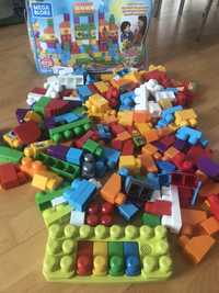 Duży zestaw klocków Mega Bloks Fisher Price prawie 200 klocków