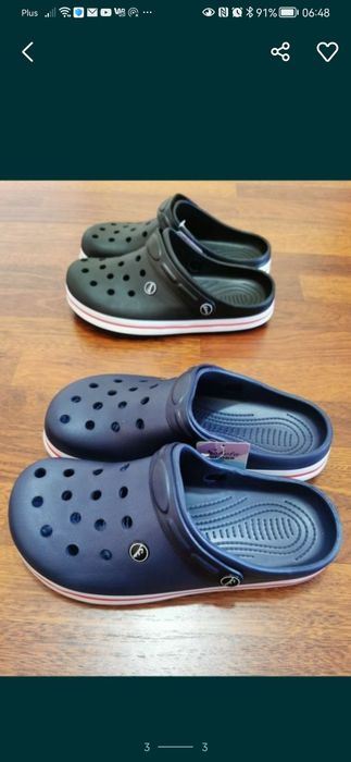 Klapki Męskie Typu Kroksy Lekkie Wygodne Granat Rozmiar 42