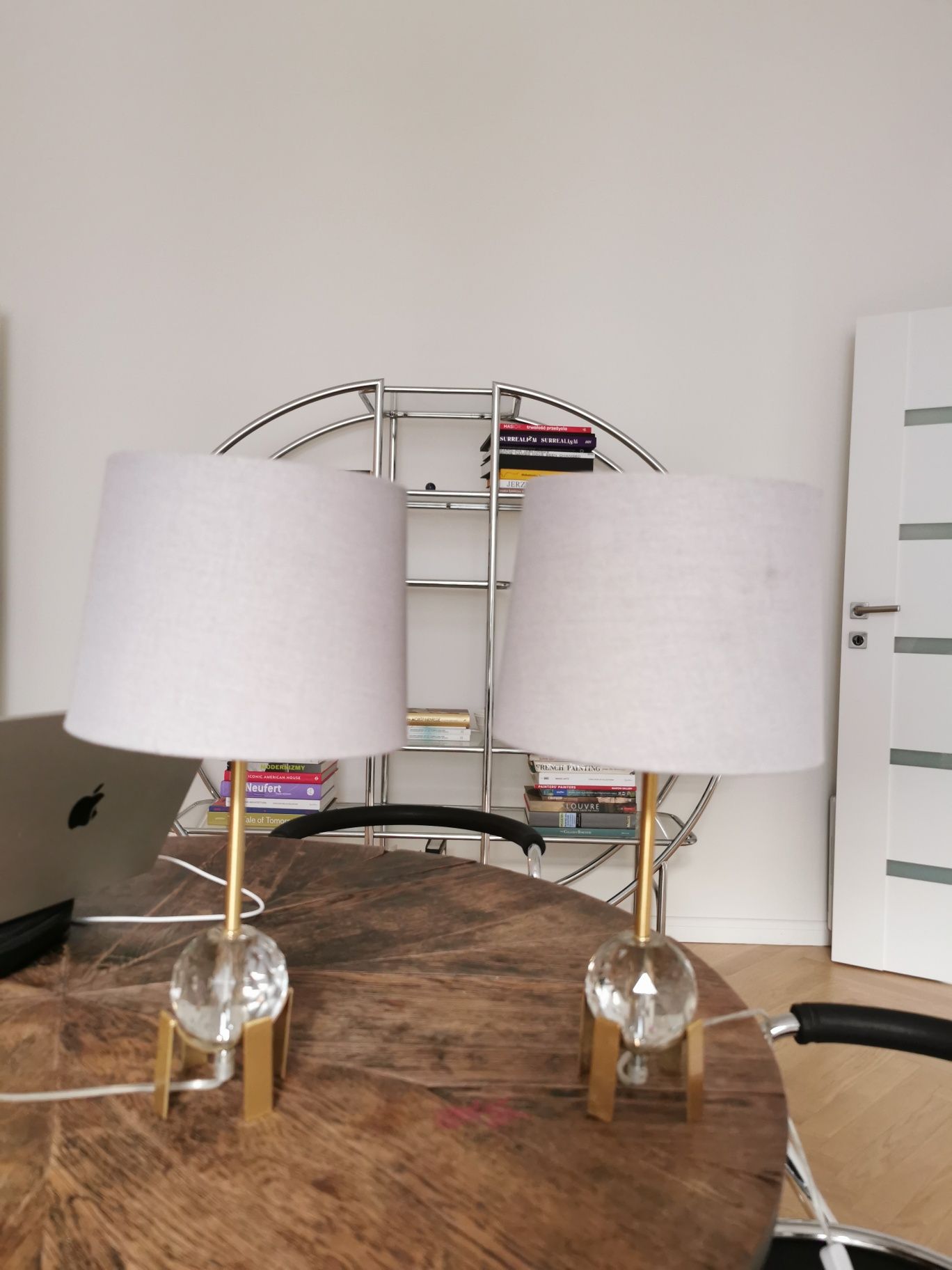 Lampa na biurko salonu komplet lamp