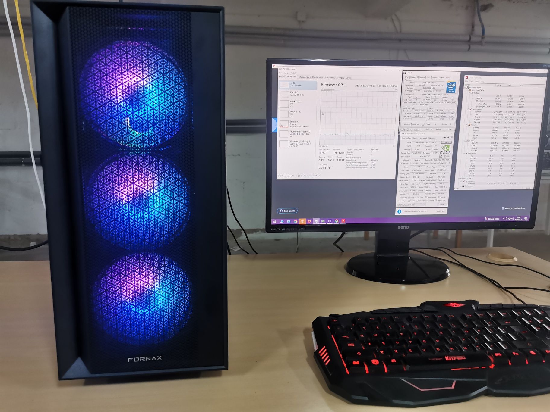 Komputer gamingowy i7 4,0GHz/ 24GB/ GTX 1660Ti/ SSD 1TB