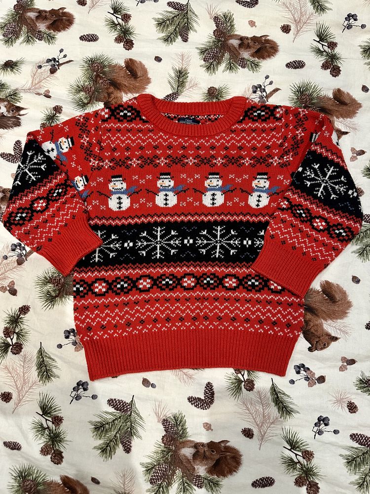 Sweter świąteczny chłopięcy rozm.98 NEXT