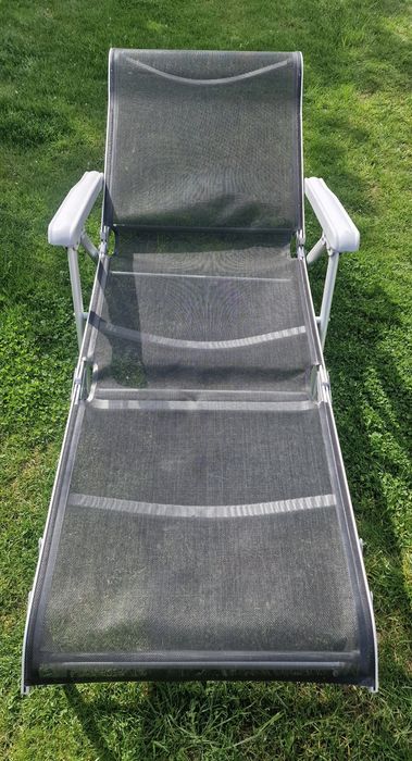 Leżak ogrodowy plażowy aluminiowy