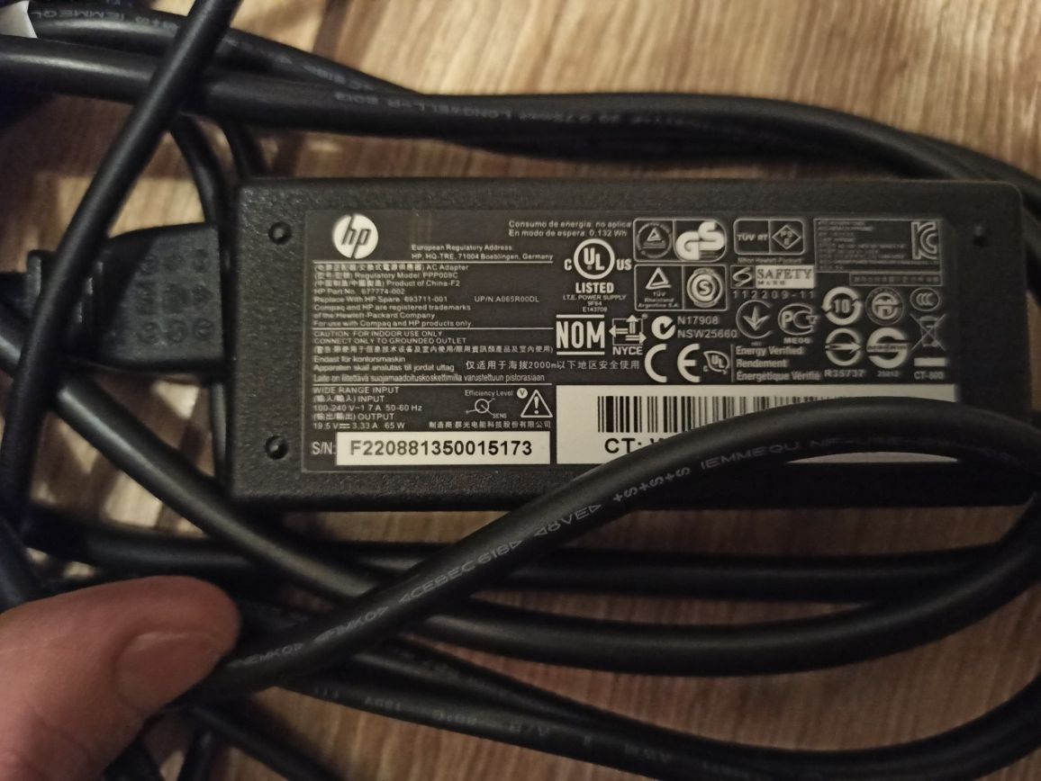 Ładowarki laptopy HP dell