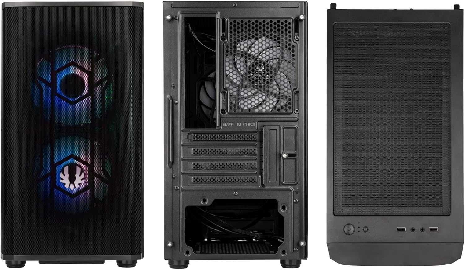 корпус пк Bitfenix Nova Mesh SE M-ATX ARGB Mini Tower Case Black