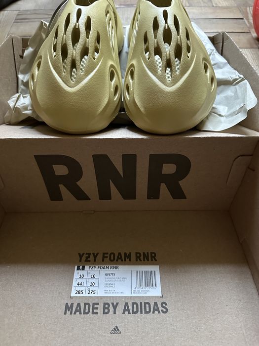 Yeezy foam runner sulfur novos na caixa