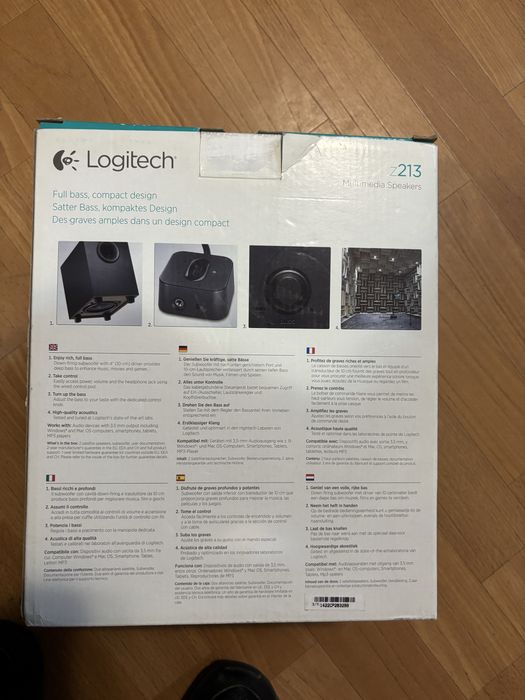 Nowe glosniki Logitech z213
