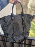Torba shopperka czarny jeans