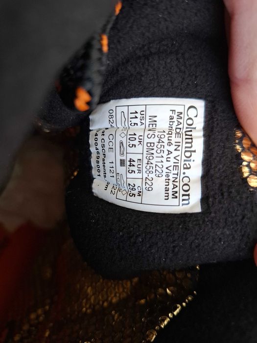 Columbia Bugaboot Celsius. EU 44,5 / 29,5см