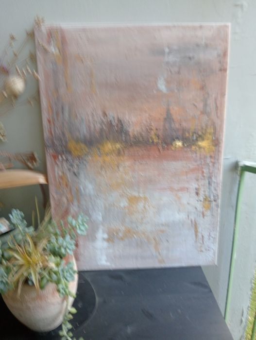 Obraz abstrakcyjny na płótnie