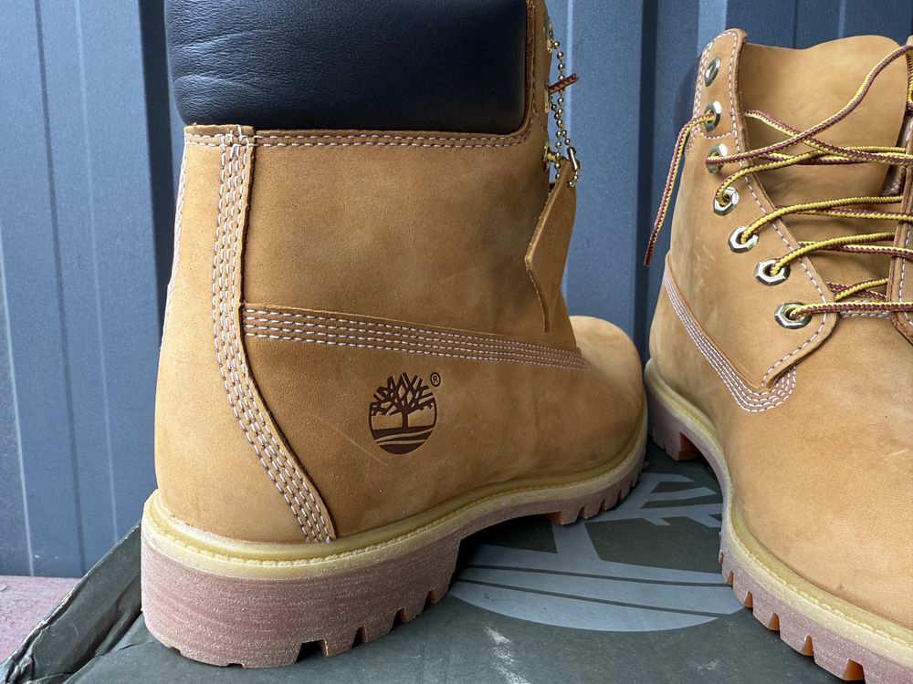 Ботинки TIMBERLAND Premium 6 in waterpoof boot wheat nubuck 9.5