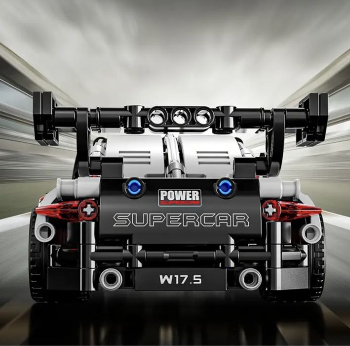 АКЦИЯ 600 деталей Конструктор 25*12 спортивная машина lego