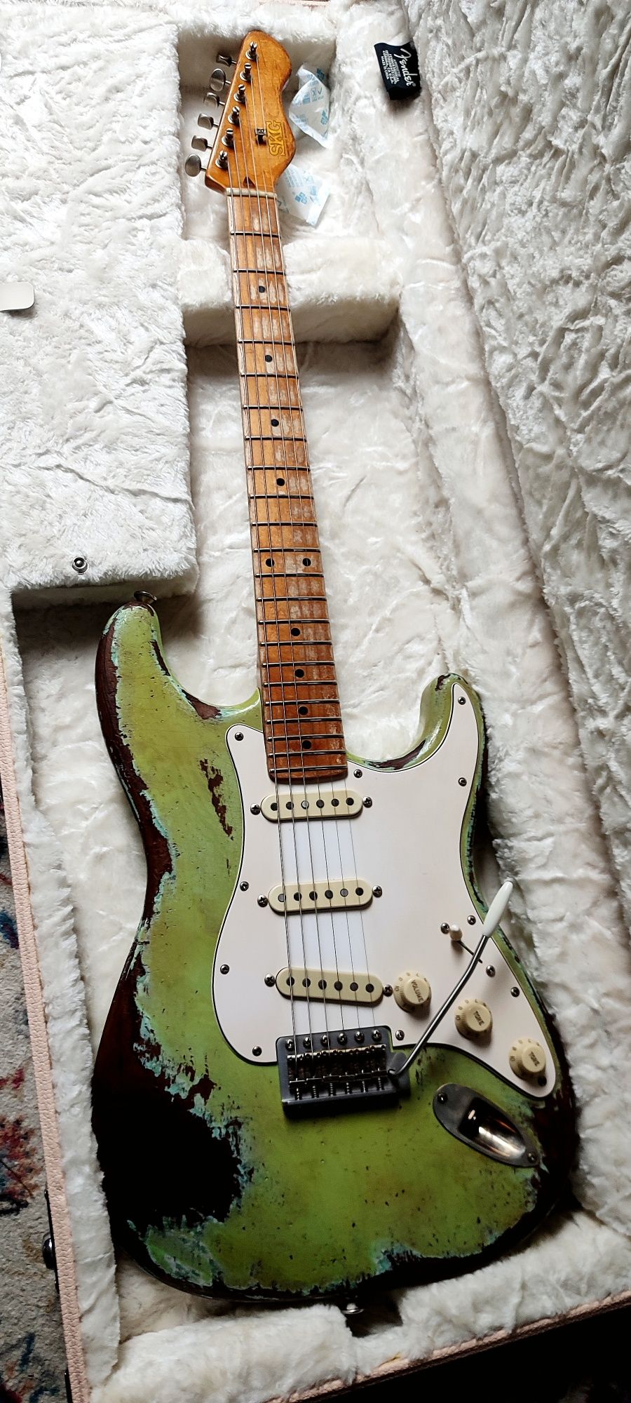 SKG Little Wing Heavy Aged Surf Green Custom Shop Fender LsL TMG Suhr