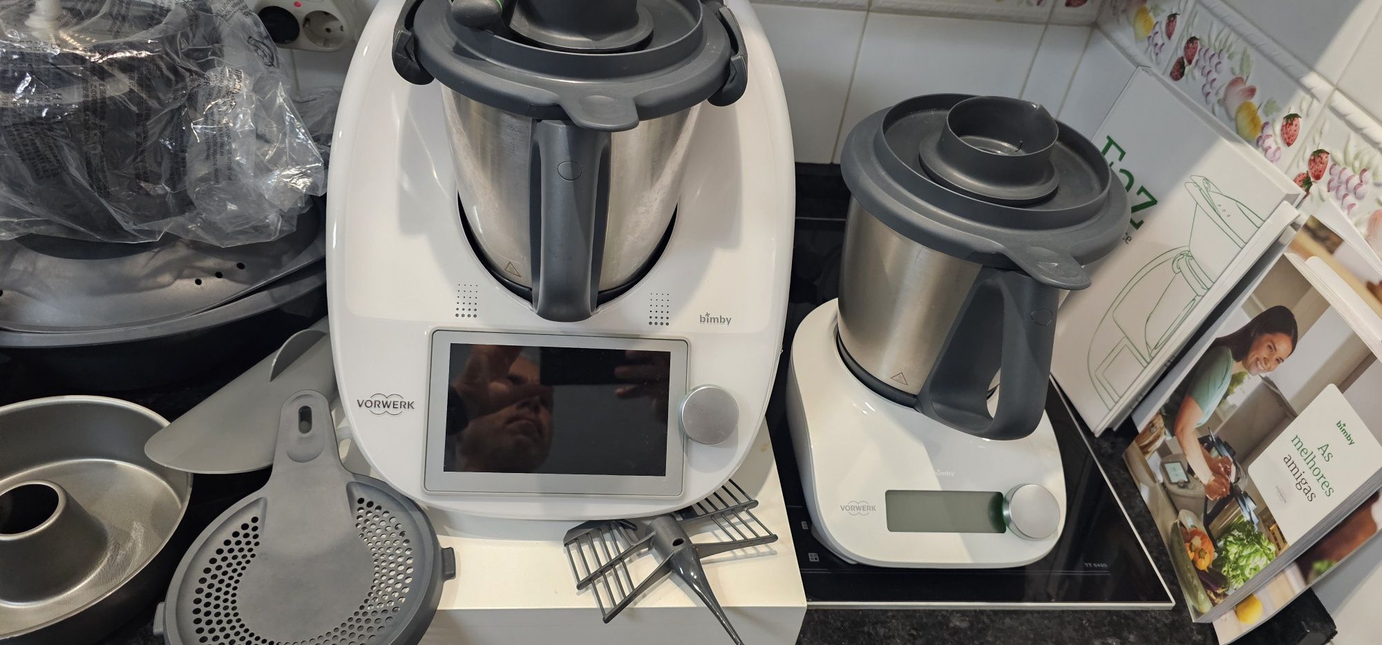 Robot de Cozinha Bimby TM6 e Bimby Friend com Acessórios, Mandolina