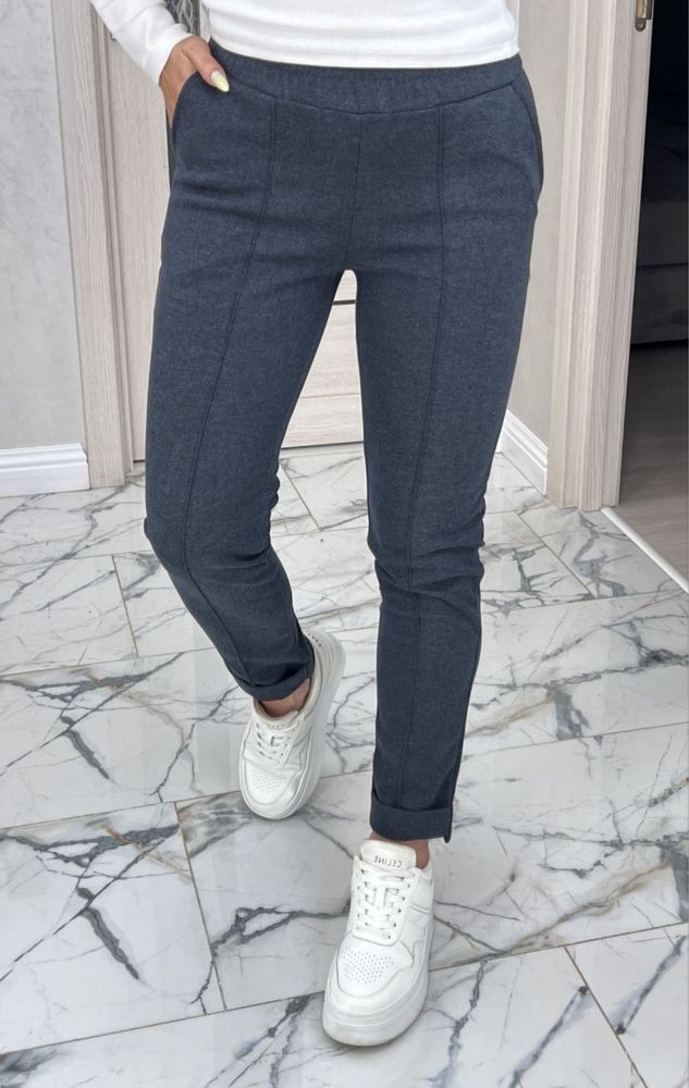 Теплі жіночі брюки кашемір норма-батал